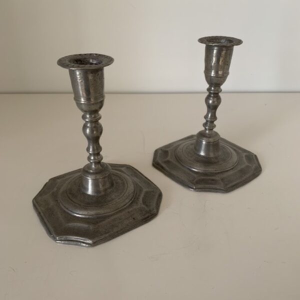 Pewter Candle Sticks